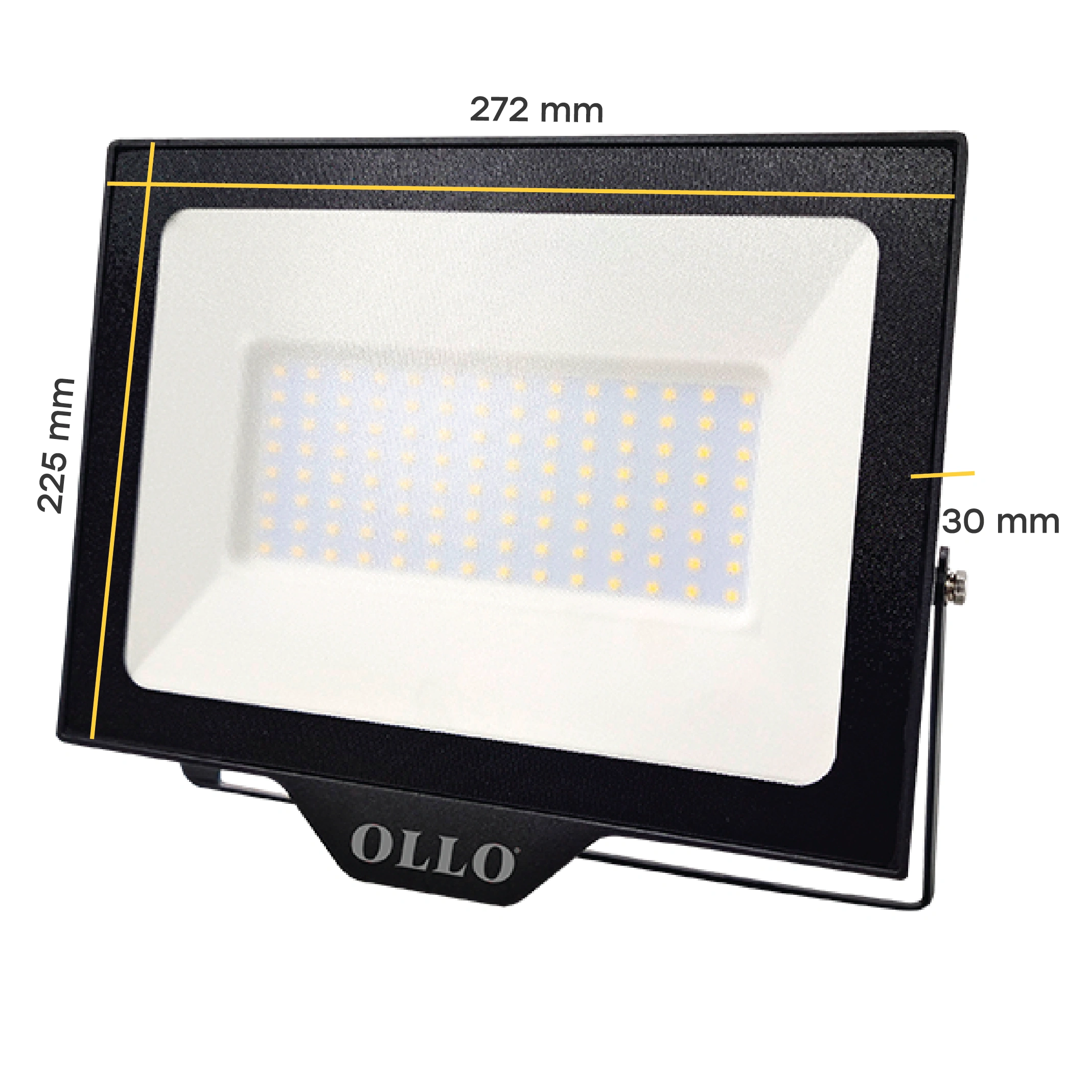 LED Moisture-resistant outdoor floodlight 100W, 10 000Lm, 4000K, IP65